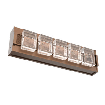 Tessera LED Vanity in Burnished Bronze (404|VLB0100-18-BB-TP-L4-000)