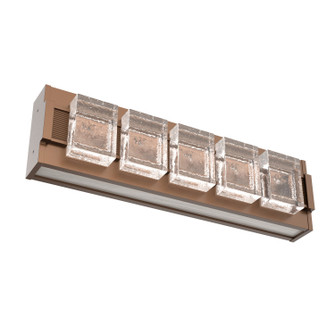 Tessera LED Vanity in Burnished Bronze (404|VLB0100-18-BB-TP-L2-W01) Tessera LED Vanity in Burnished Bronze (404|VLB0100-18-BB-TP-L2-W01)