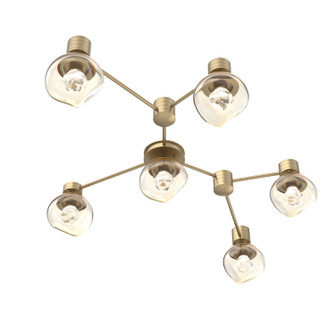 Luna LED Wall / Ceiling Mount in Gilded Brass (404|SMB0095-HL-GB-ZA-L1)