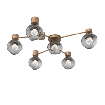 Luna LED Wall / Ceiling Mount in Novel Brass (404|SMB0095-H6-NB-ZS-L1)