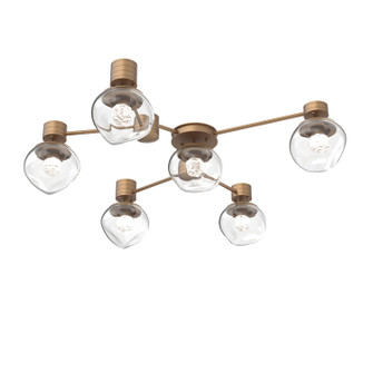 Luna LED Wall / Ceiling Mount in Novel Brass (404|SMB0095-H6-NB-FC-L3)