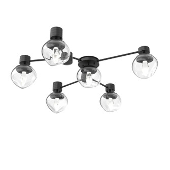 Luna LED Wall / Ceiling Mount in Matte Black (404|SMB0095-H6-MB-GC-L1)
