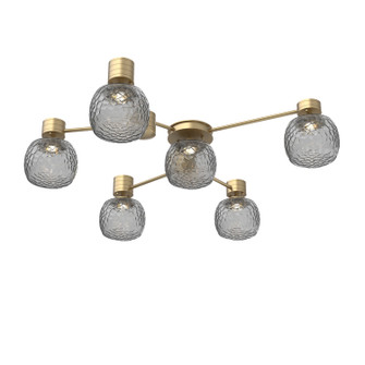 Vessel LED Wall / Ceiling Mount in Gilded Brass (404|SMB0091-H6-GB-S-L1)