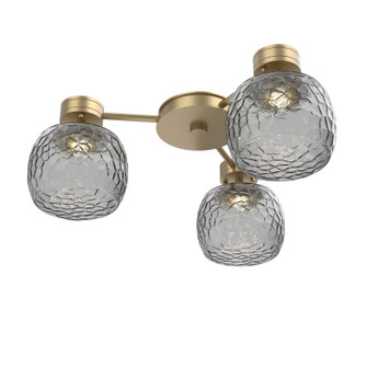 Vessel LED Wall / Ceiling Mount in Gilded Brass (404|SMB0091-H3-GB-S-L1)