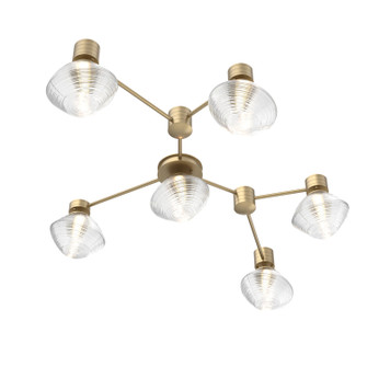 Mesa LED Wall / Ceiling Mount in Gilded Brass (404|SMB0089-HL-GB-C-L3)