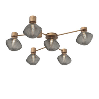 Mesa LED Wall / Ceiling Mount in Novel Brass (404|SMB0089-H6-NB-S-L3)