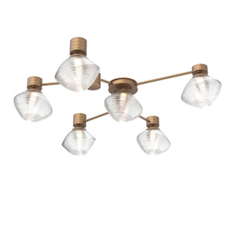 Mesa LED Wall / Ceiling Mount in Novel Brass (404|SMB0089-H6-NB-C-L3)