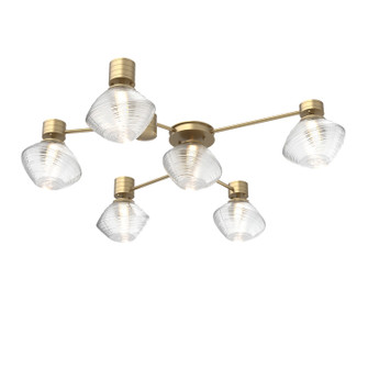 Mesa LED Wall / Ceiling Mount in Gilded Brass (404|SMB0089-H6-GB-C-L3)