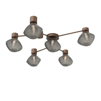Mesa LED Wall / Ceiling Mount in Burnished Bronze (404|SMB0089-H6-BB-S-L3)