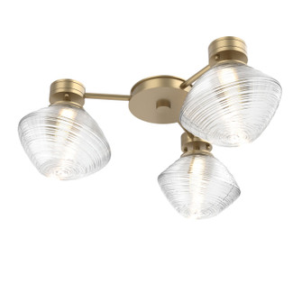 Mesa LED Wall / Ceiling Mount in Gilded Brass (404|SMB0089-H3-GB-C-L3)