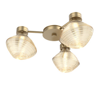Mesa LED Wall / Ceiling Mount in Gilded Brass (404|SMB0089-H3-GB-A-L1)