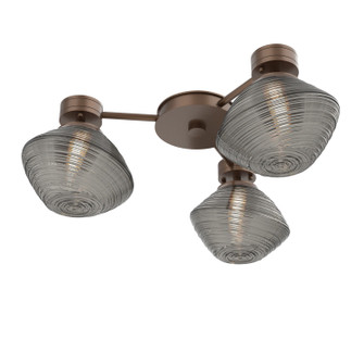 Mesa LED Wall / Ceiling Mount in Burnished Bronze (404|SMB0089-H3-BB-S-L1)