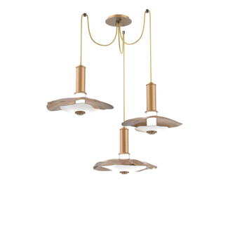 Cumulus LED Pendant in Novel Brass (404|SCB0099-03-NB-00-C01-L3-WI)