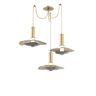 Cumulus LED Pendant in Gilded Brass (404|SCB0099-03-GB-00-C01-L3-BI)