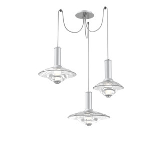 Cirrus LED Pendant in Classic Silver (404|SCB0098-03-CS-CG-C01-L3)