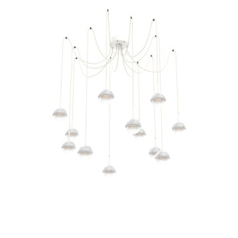 Cabochon LED Pendant in Classic Silver (404|SCB0093-12-CS-WL-C01-L1-RE)