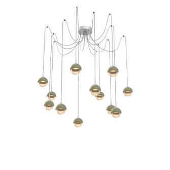 Cabochon LED Pendant in Classic Silver (404|SCB0093-12-CS-A-C01-L3-GE)