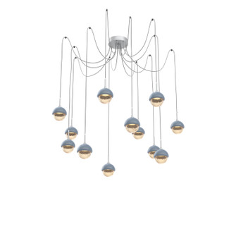 Cabochon LED Pendant in Classic Silver (404|SCB0093-12-CS-A-C01-L1-BU)