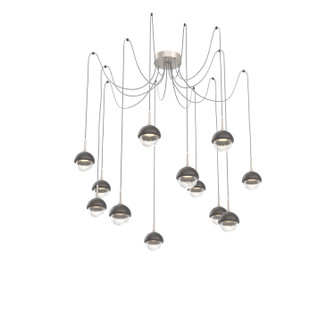 Cabochon LED Pendant in Beige Silver (404|SCB0093-12-BS-C-C01-L3-GP)