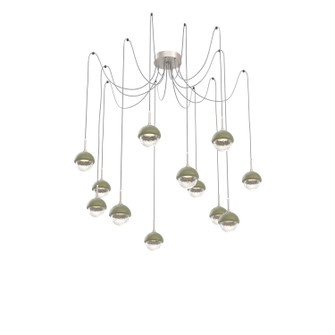 Cabochon LED Pendant in Beige Silver (404|SCB0093-12-BS-C-C01-L1-GE)