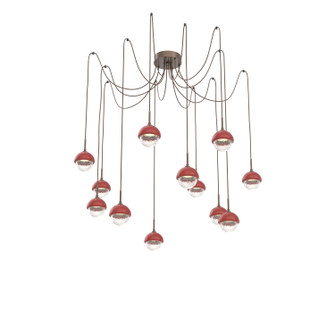 Cabochon LED Pendant in Burnished Bronze (404|SCB0093-12-BB-C-C01-L1-RE)