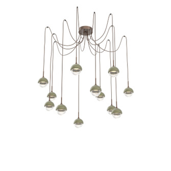 Cabochon LED Pendant in Burnished Bronze (404|SCB0093-12-BB-C-C01-L1-GE)