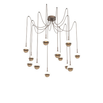 Cabochon LED Pendant in Burnished Bronze (404|SCB0093-12-BB-B-C01-L3-WI)
