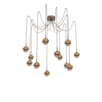 Cabochon LED Pendant in Burnished Bronze (404|SCB0093-12-BB-B-C01-L3-NB)