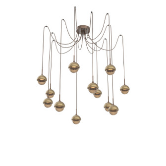 Cabochon LED Pendant in Burnished Bronze (404|SCB0093-12-BB-B-C01-L3-GB)