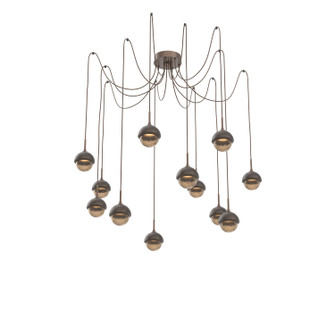 Cabochon LED Pendant in Burnished Bronze (404|SCB0093-12-BB-B-C01-L3-FB)