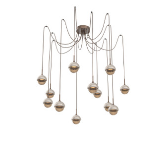 Cabochon LED Pendant in Burnished Bronze (404|SCB0093-12-BB-B-C01-L3-BS)