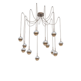 Cabochon LED Pendant in Burnished Bronze (404|SCB0093-12-BB-B-C01-L1-CS)