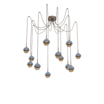 Cabochon LED Pendant in Burnished Bronze (404|SCB0093-12-BB-B-C01-L1-BU)