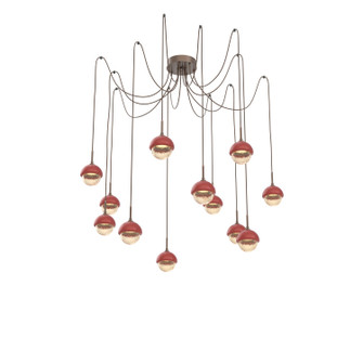 Cabochon LED Pendant in Burnished Bronze (404|SCB0093-12-BB-A-C01-L1-RE)