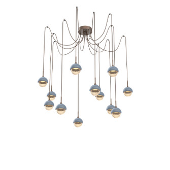 Cabochon LED Pendant in Burnished Bronze (404|SCB0093-12-BB-A-C01-L1-BU)