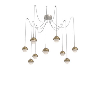 Cabochon LED Pendant in Beige Silver (404|SCB0093-09-BS-WL-C01-L3-GB)