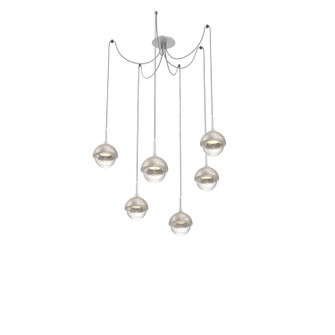 Cabochon LED Pendant in Classic Silver (404|SCB0093-06-CS-C-C01-L1-BS)