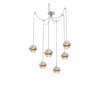 Cabochon LED Pendant in Classic Silver (404|SCB0093-06-CS-A-C01-L1-BS)