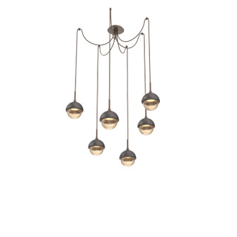 Cabochon LED Pendant in Burnished Bronze (404|SCB0093-06-BB-A-C01-L1-GP)