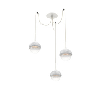 Cabochon LED Pendant in Burnished Bronze (404|SCB0093-03-BB-WL-C01-L1-GP)