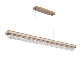 Tessera LED Linear Chandelier in Novel Brass (404|PLB0100-60-NB-TO-CA1-L3-W01)