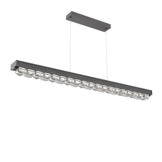 Tessera LED Linear Chandelier in Graphite (404|PLB0100-60-GP-TF-CA1-L1-W02)