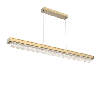 Tessera LED Linear Chandelier in Gilded Brass (404|PLB0100-60-GB-TO-CA1-L3-000)
