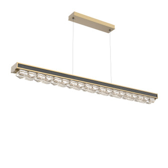 Tessera LED Linear Chandelier in Gilded Brass (404|PLB0100-60-GB-TF-CA1-L1-W02)