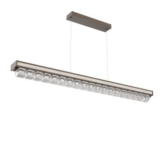 Tessera LED Linear Chandelier in Flat Bronze (404|PLB0100-60-FB-TO-CA1-L1-W01)