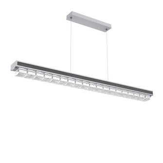 Tessera LED Linear Chandelier in Classic Silver (404|PLB0100-60-CS-TW-CA1-L3-W02)