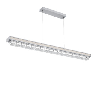 Tessera LED Linear Chandelier in Classic Silver (404|PLB0100-60-CS-TW-CA1-L1-W01)