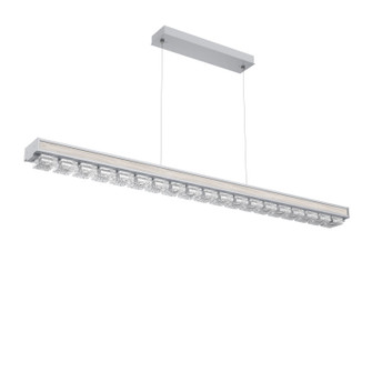 Tessera LED Linear Chandelier in Classic Silver (404|PLB0100-60-CS-TP-CA1-L1-W01)