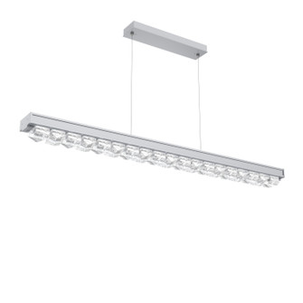 Tessera LED Linear Chandelier in Classic Silver (404|PLB0100-60-CS-TF-CA1-L3-000)