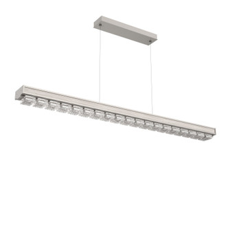 Tessera LED Linear Chandelier in Beige Silver (404|PLB0100-60-BS-TP-CA1-L1-W01)